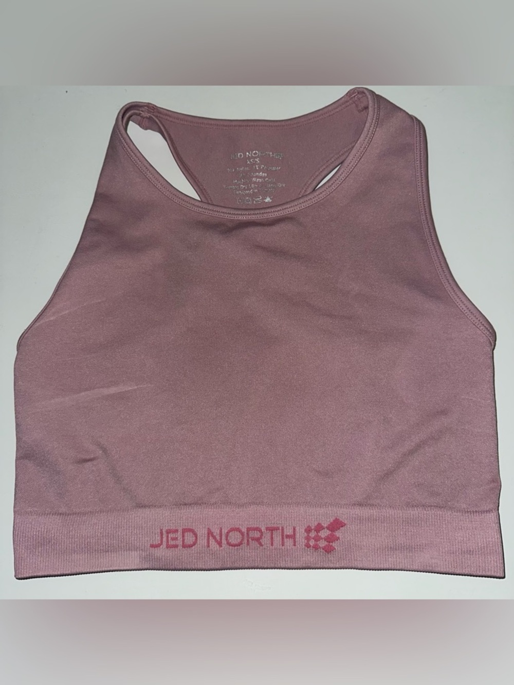 Jed North Mauve Pink Racerback Sports Bra